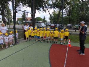 start chłopców z grupy Słoneczka